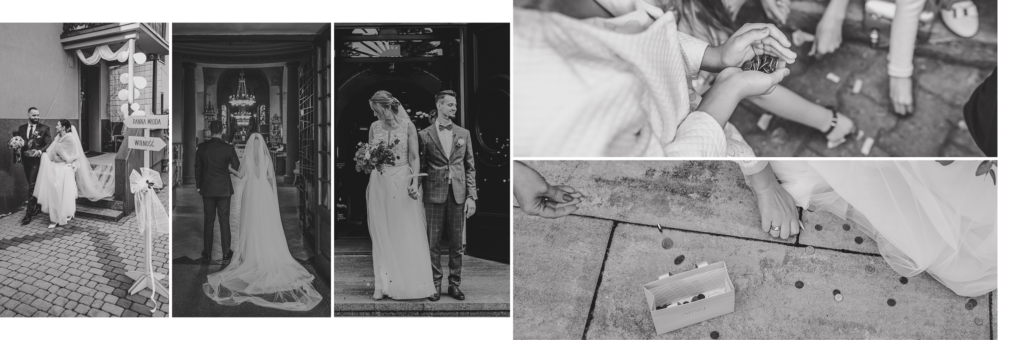 serce w kadrze reportaż ślubny BW-30