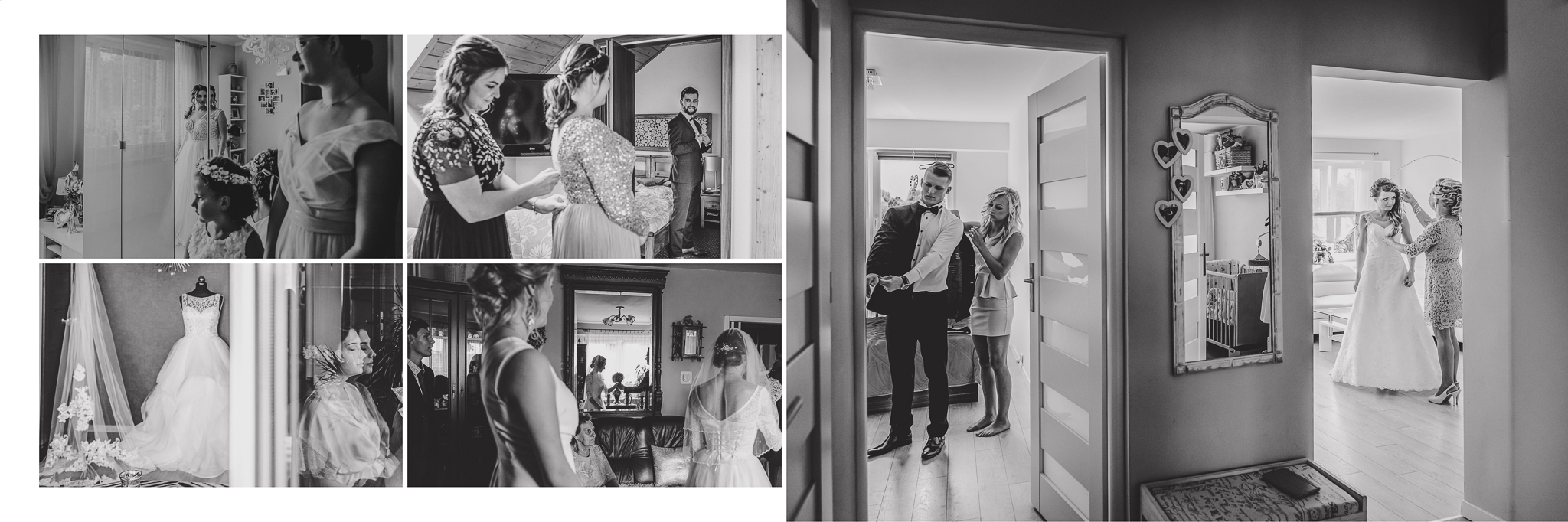 serce w kadrze reportaż ślubny BW-41